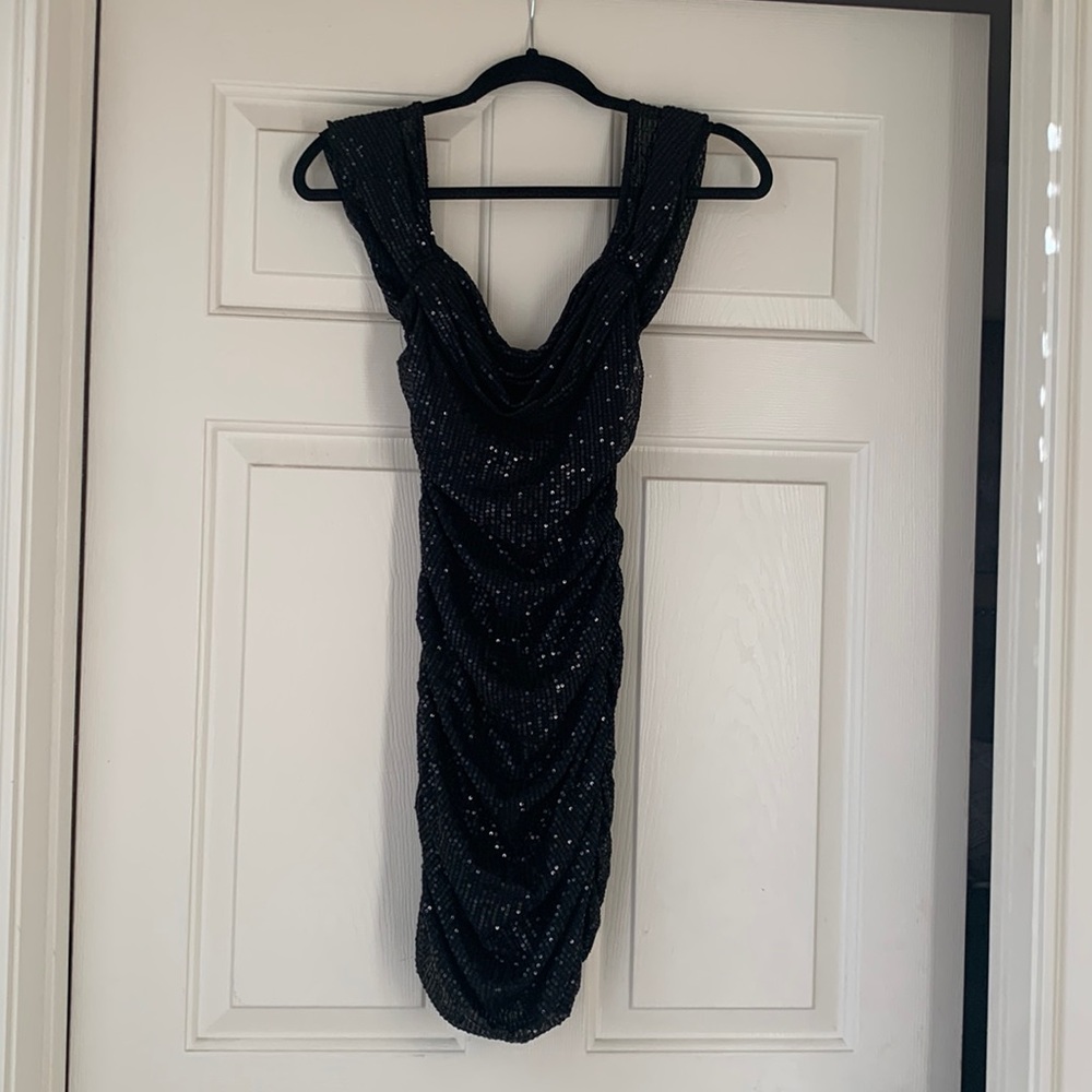 Black sparkly dress